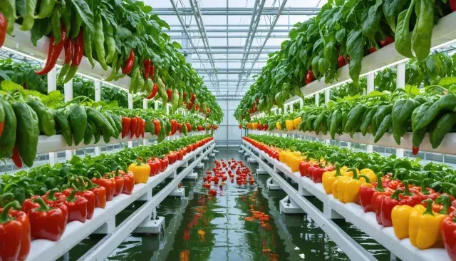 Fresh Venture Farms Boosts Bell Pepper Production 16% with Advanced Water Tech
